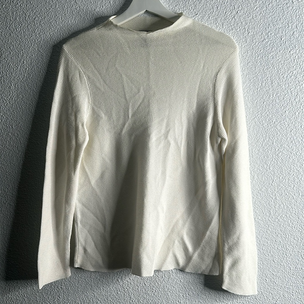 Eileen fisher white sweater size medium